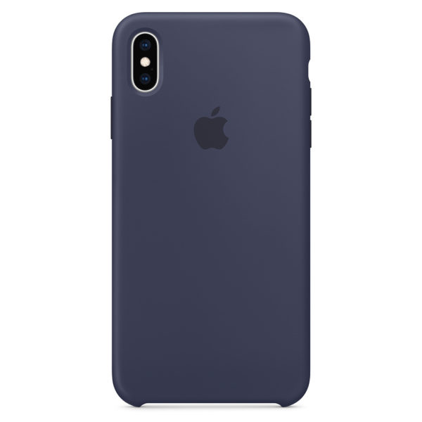 Apple Silicone Case Midnight Blue For iPhone XS Apple Silicone Case Midnight Blue For iPhone XS