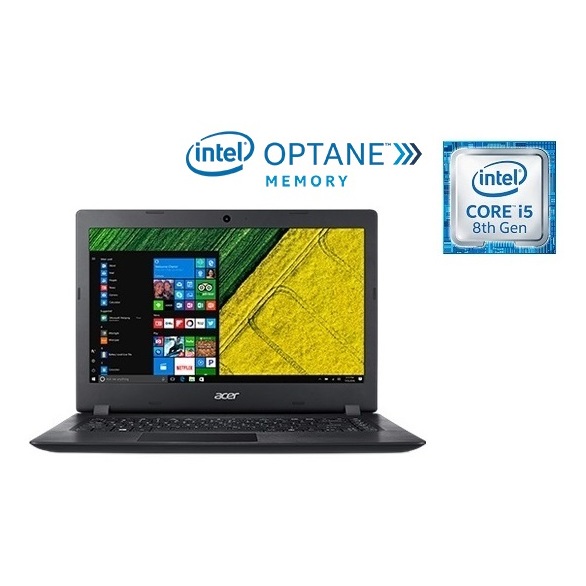 Acer Aspire 3 Laptop - Core i5 1.6GHz 4GB+16GB 1TB 2GB Win10 15.6inch FHD Obsidian Black Acer Aspire 3 Laptop - Core i5 1.6GHz 4GB+16GB 1TB 2GB Win10 15.6inch FHD Obsidian Black