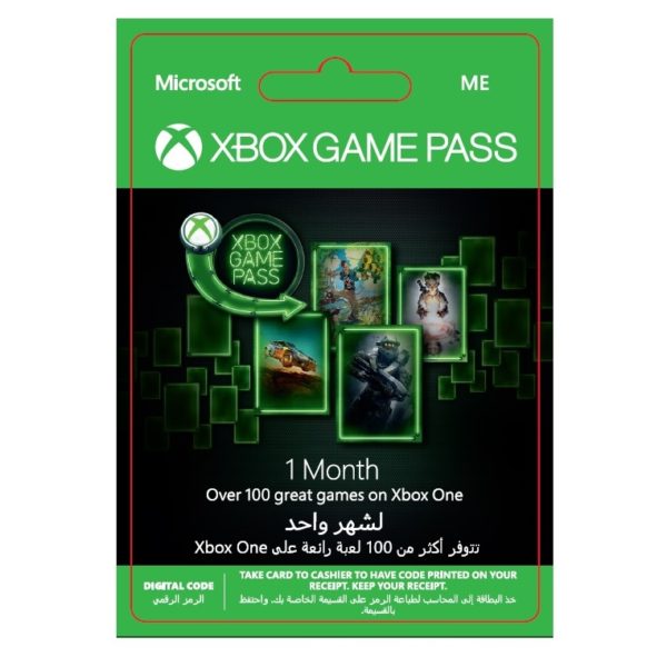 xbox game pass 1 month digital code