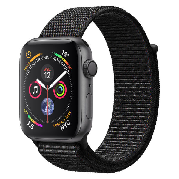 Apple Watch Series 4 GPS 44mm Speace Grey Aluminium Case With Black Sport Loop Apple Watch Series 4 GPS 44mm Speace Grey Aluminium Case With Black Sport Loop