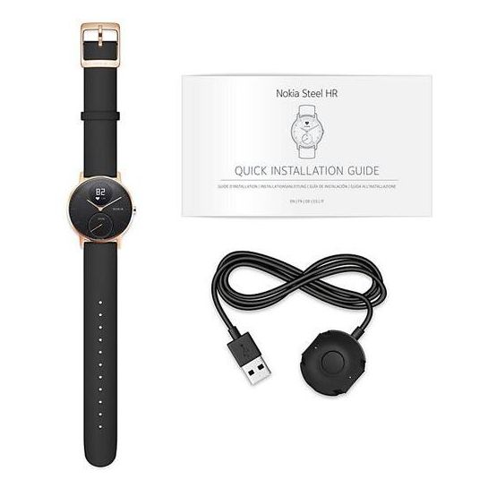 Nokia HWA03 Steel HR Watch 36mm Black Nokia HWA03 Steel HR Watch 36mm Black