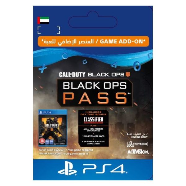 Sony SCEE-XX-S0040931 Call of Duty Black Ops 4 Online Activetion Sony SCEE-XX-S0040931 Call of Duty Black Ops 4 Online Activetion