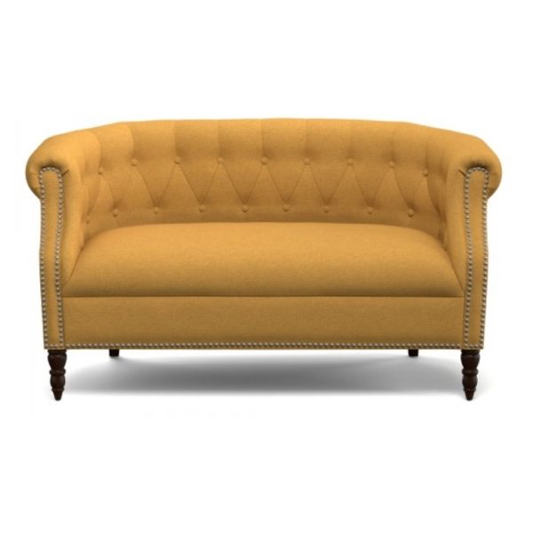 Atoz Furniture Huntingdon Chesterfield Loveseat In Mustard Atoz Furniture Huntingdon Chesterfield Loveseat In Mustard Yellow Color