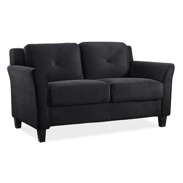 Harvard Loveseat in Black Color Harvard Loveseat in Black Color