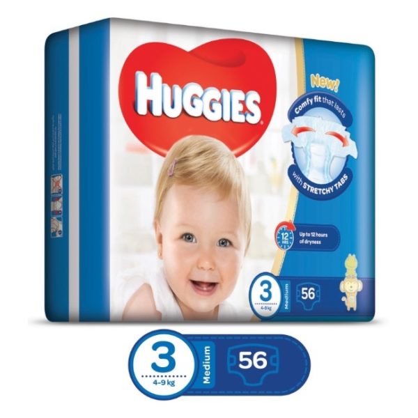 Huggies Eco Pack ( Size 3 ) 56 Diapers Huggies Eco Pack ( Size 3 ) 56 Diapers