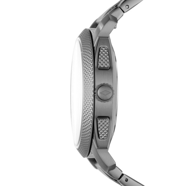 Fossil FTW1166 Hybrid Smartwatch – Q Machine Smoke Stainless Steel