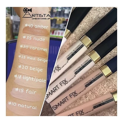 Artista SmartFix Liquid Medium Beige 25 Concealer Artista SmartFix Liquid Medium Beige 25 Concealer