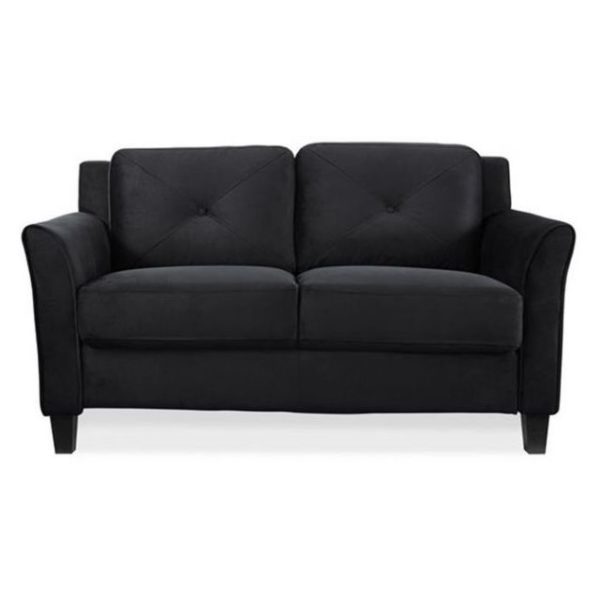 Harvard Loveseat in Black Color Harvard Loveseat in Black Color