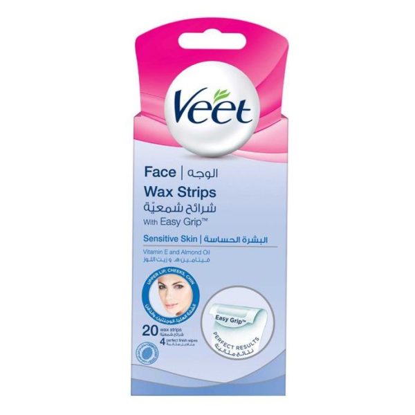 Veet Mini Coldwax Strips Face 20Pcs Veet Mini Coldwax Strips Face 20Pcs