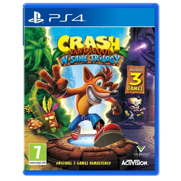 PS4 Crash Bandicoot N Sane Trilogy Game PS4 Crash Bandicoot N Sane Trilogy Game