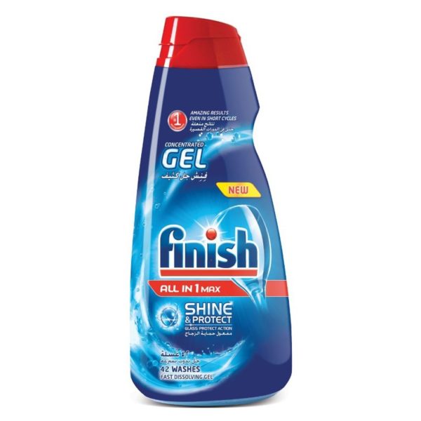 Buy Finish All In 1 Max Concentrated Dishwashing Gel Regular 1L