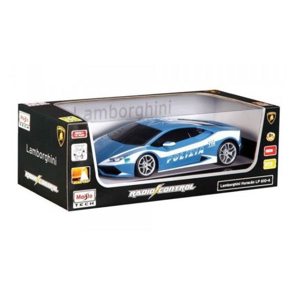 Maisto Tech 81159 Lamborghini Huracan Polizia RC 1:24 - Color May Vary Maisto Tech 81159 Lamborghini Huracan Polizia RC 1:24 - Color May Vary
