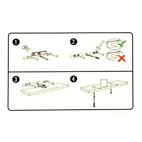 Home Style SH37745 Wall Shelf DIY 100 x 25 x 3.8 cm Home Style SH37745 Wall Shelf DIY 100 x 25 x 3.8 cm
