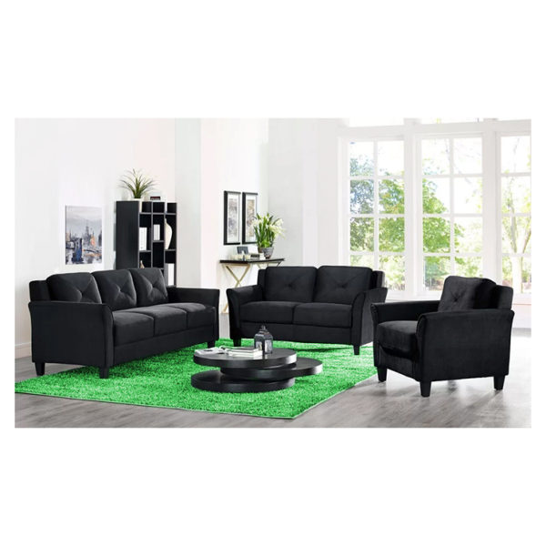 Ibiza Loveseat 5 - Seater ( 3+2 ) in Black Color Ibiza Loveseat 5 - Seater ( 3+2 ) in Black Color