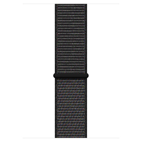 apple watch series 4 space gray aluminum case with black sport loop