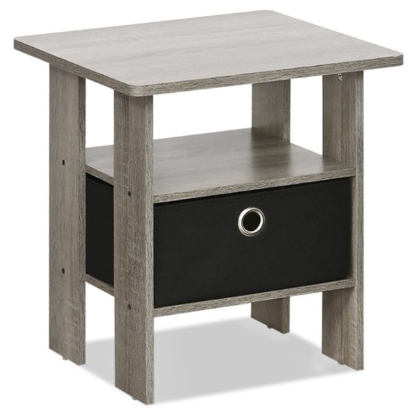 Buy End Table Bedroom Night Stand In Antique Oak Color Price