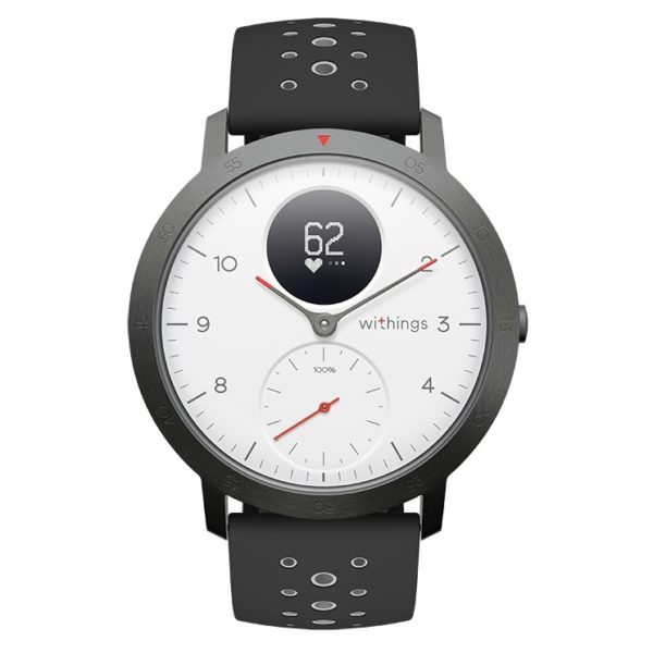 Nokia HWA03B40 Steel HR Sport Watch 40mm - White Nokia HWA03B40 Steel HR Sport Watch 40mm - White