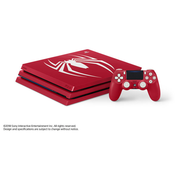 Sony PS4 Pro Gaming Console 1TB Red Limited Edition With Spiderman Game Bundle Sony PS4 Pro Gaming Console 1TB Red Limited Edition With Spiderman Game Bundle