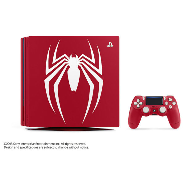 Sony PS4 Pro Gaming Console 1TB Red Limited Edition With Spiderman Game Bundle Sony PS4 Pro Gaming Console 1TB Red Limited Edition With Spiderman Game Bundle
