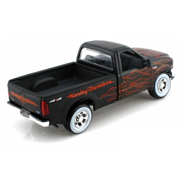 Maisto Diecast 2002 FXSTB Night Train & 1999 Ford F-350 Super Duty Pickup Maisto Diecast 2002 FXSTB Night Train & 1999 Ford F-350 Super Duty Pickup