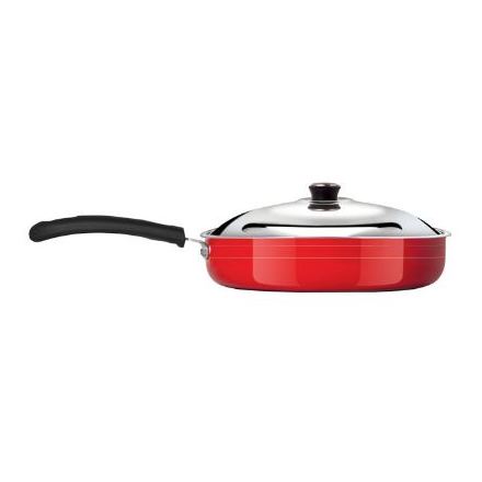 Anjali Fab Fry Pan 260mm (With Lid) Large Induction Base FFP26 Anjali Fab Fry Pan 260mm (With Lid) Large Induction Base FFP26