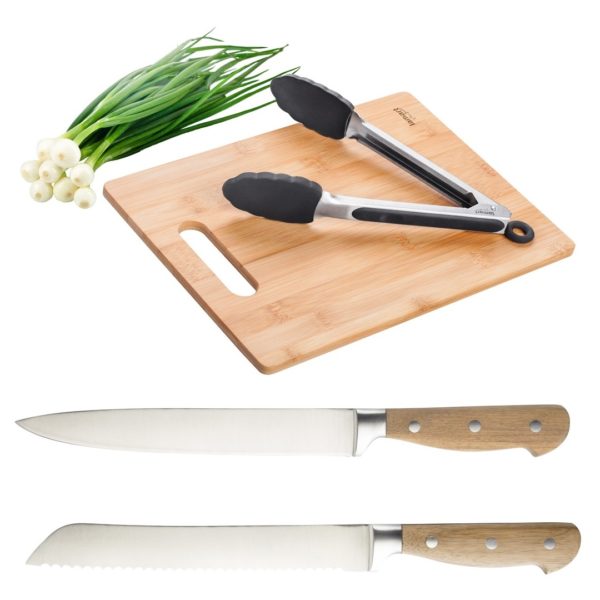 Lamart Cutting Board + Slicer Knife + Bread Knife Lamart Cutting Board + Slicer Knife + Bread Knife