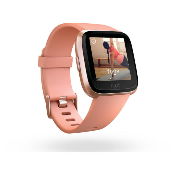 Fitbit Versa Fitness Watch - Peach/Rose Gold Fitbit Versa Fitness Watch - Peach/Rose Gold