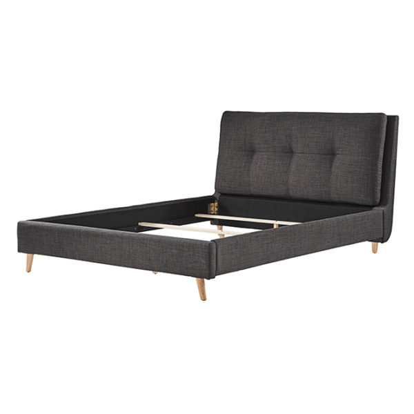 Plush Tufted Padded Headboard Super King without Mattress Charcoal Grey Plush Tufted Padded Headboard Super King without Mattress Charcoal Grey