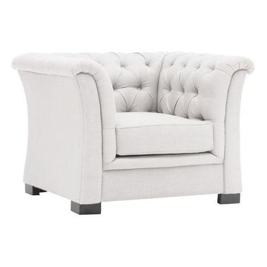 Chester Hill Sectional Sofa Single Seater in White Color