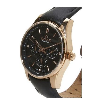 Omax PL11R22I Women's Multifunction Leather Watch Omax PL11R22I Women's Multifunction Leather Watch