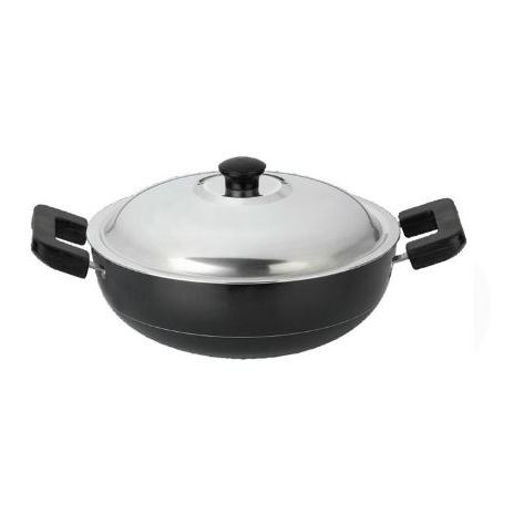Anjali Diamond Cooking Kadai 2.5Litres (With Lid) Anjali Diamond Cooking Kadai 2.5Litres (With Lid)