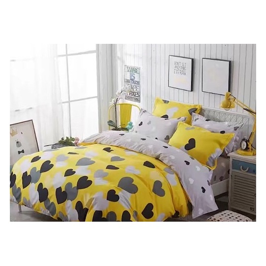 Deals For Less Black Heart Single 4 pcs Comforter Set Deals For Less Black Heart Single 4 pcs Comforter Set