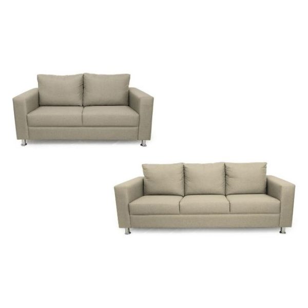 Silentnight Shanghai Sofas 5 - Seater ( 3+2 ) in Beige Color Silentnight Shanghai Sofas 5 - Seater ( 3+2 ) in Beige Color