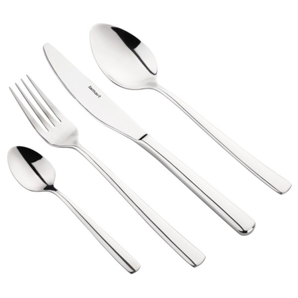 Lamart Cutlery Set 24Pcs + Round Plates Dine 6Pcs Lamart Cutlery Set 24Pcs + Round Plates Dine 6Pcs