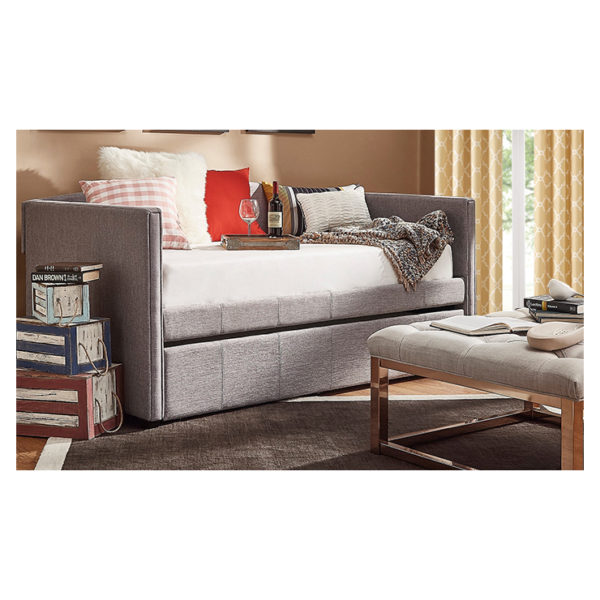 Shelter Arm Daybed and Trundle Day Bed only Grey Shelter Arm Daybed and Trundle Day Bed only Grey