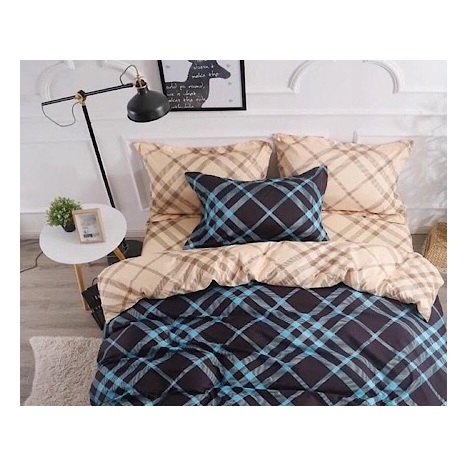 Deals For Less Checkered Single 4 pcs Comforter Set Deals For Less Checkered Single 4 pcs Comforter Set