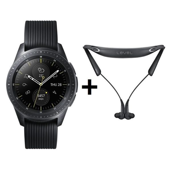 Samsung Galaxy Watch 42mm Midnight Black + Samsung Level U Pro Wireless Headphone Samsung Galaxy Watch 42mm Midnight Black + Samsung Level U Pro Wireless Headphone