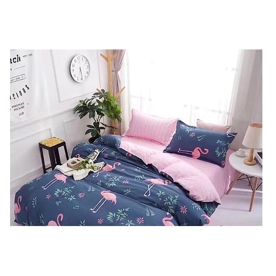 Deals For Less Pink Flamingo Single 4 pcs Comforter Set Deals For Less Pink Flamingo Single 4 pcs Comforter Set