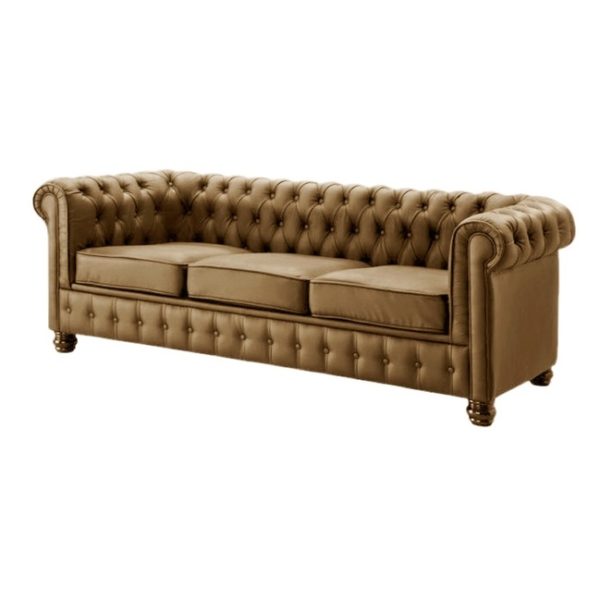 Ingles Sofa Sets Three Seater Sofa in Brown Color Ingles Sofa Sets Three Seater Sofa in Brown Color