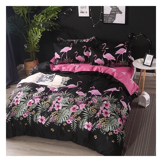 Deals For Less Flamingo Single 4 pcs Comforter Set Deals For Less Flamingo Single 4 pcs Comforter Set