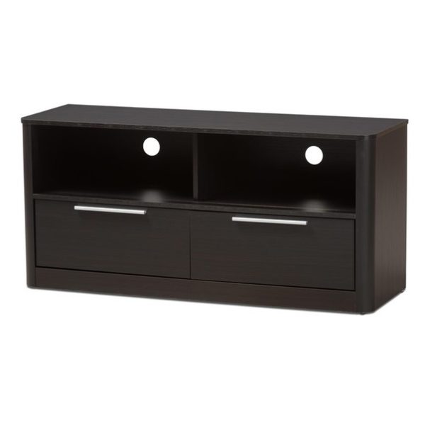 Buy Carlingford Wood Two Drawer Tv Stand Black Price