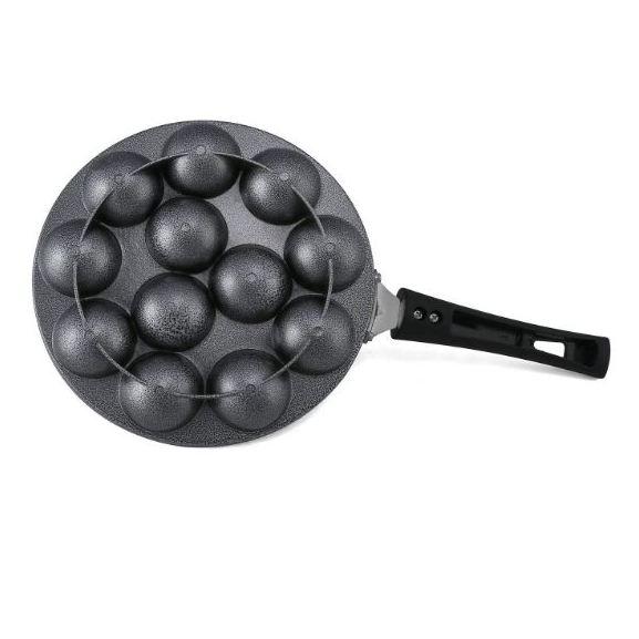 Anjali Diamond 12 Cups Appam Patra Deluxe With Handle (With Lid) DAL12 Anjali Diamond 12 Cups Appam Patra Deluxe With Handle (With Lid) DAL12