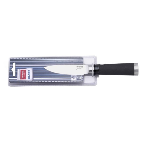 Lamart Knife Sharpener 3 In1 Edge + Knife + Paring Knife Lamart Knife Sharpener 3 In1 Edge + Knife + Paring Knife