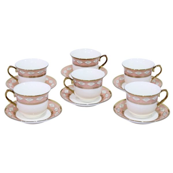 HomeStyle 12 Pieces Cup & Saucer Set 100 cc HomeStyle 12 Pieces Cup & Saucer Set 100 cc