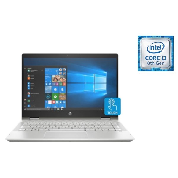 HP Pavilion x360 14-CD1005NE Convertible Touch Laptop - Core i3 2.3GHz 4GB 1TB+16GB Shared Win10 14inch FHD Mineral Silver HP Pavilion x360 14-CD1005NE Convertible Touch Laptop - Core i3 2.3GHz 4GB 1TB+16GB Shared Win10 14inch FHD Mineral Silver