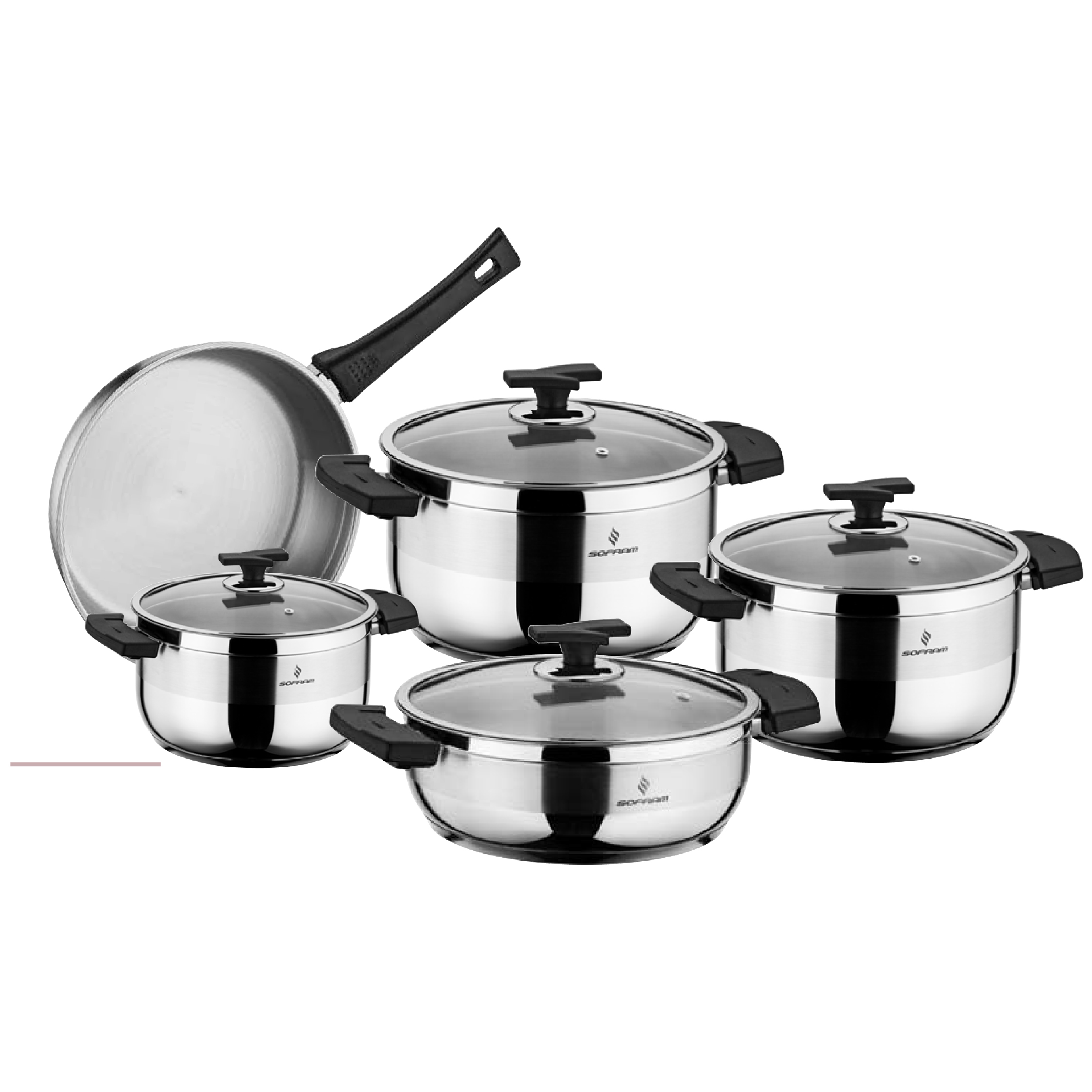 Sofram SH38959 Arte 5Pcs Cookware Set 5Pcs
