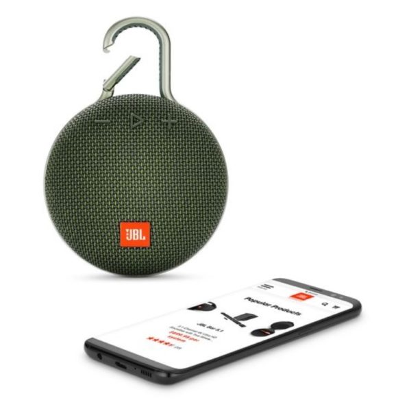 JBL CLIP3 Portable Bluetooth Speaker Forest Green JBL CLIP3 Portable Bluetooth Speaker Forest Green