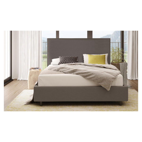 Wilmut Full Size Upholstered Bed King without Mattress Grey Wilmut Full Size Upholstered Bed King without Mattress Grey