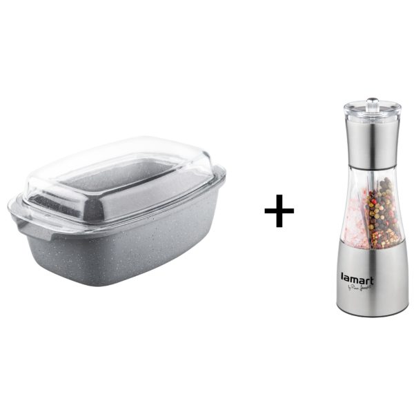 Lamart Roaster with Lid + 2in1 Spice Grinder Lamart Roaster with Lid + 2in1 Spice Grinder