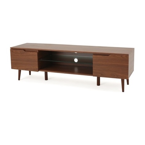Buy Ronaldo Mid Century Tv Stand Walnut Price Specifications Features Sharaf Dg